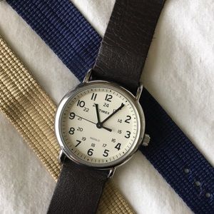 Timex weekender watch with interchangeable bands